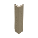 Diamond Kote® 5/4 in. x 4 in. x 10 ft. Rabbeted Woodgrain Outside Corner w/Nail Fin Seal - 1 per pack