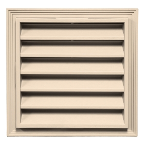 12 in. x 12 in. Square Louver Gable Vent #063 Royal Peach