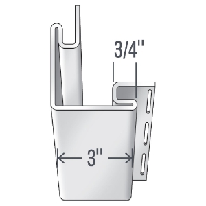 Universal Matte Outside Corner Post 3/4 in. x 3 in. Pebble Clay 10 ft.
