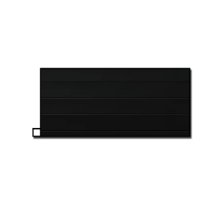 Vesta 6 in. x 10 ft. Coal Fascia Lock