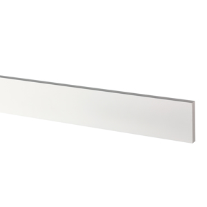 AZEK Trim 5/8 in. x 4 in. x 12 ft. Traditional PVC Smooth Classic White AT06204144