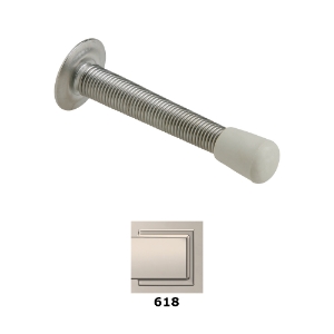 Ives 060 Flexible Door Stop 618 Bright Nickel - Model: SP060F14