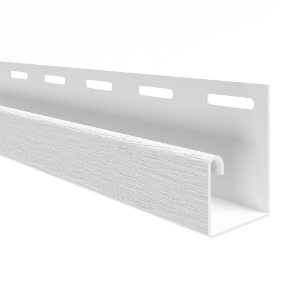 5/8" Matte J Channel Royal White 12 ft. 6 in.