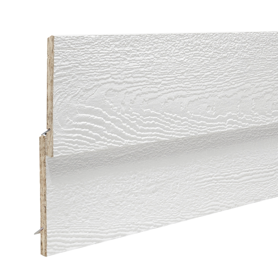 Wausau Supply | 6 in. RigidStack Siding White Woodgrain