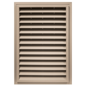 20 in. x 30 in. Rectangle Louver Gable Vent #023 Wicker