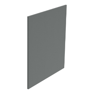 3/8 in. x 16 in. x 16 ft. Vertical Siding Panel Brushed Smooth Smoky Ash