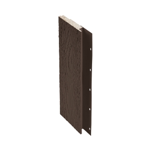 Diamond Kote® 5/4 in. x 6 in. x 16 ft. Rabbeted Woodgrain Trim w/Nail Fin Umber - 2 per pack