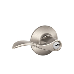 F51A Entry Accent Lever 619 Satin Nickel - Box Pack