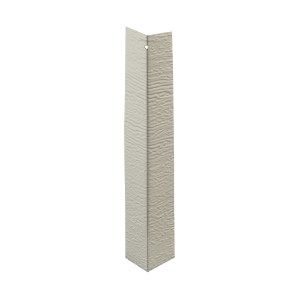Clay 3/8 in. x 12 in. Individual Metal Outside Corner Horizontal Grain 25/ct * Non-Returnable *