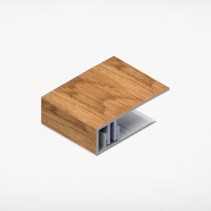 Universal Siding J-Trim 2-Piece 2 in. x 12 ft. Alum/PVC Manhattan Natural Oak
