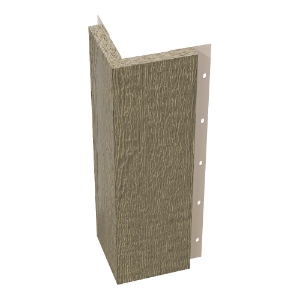 Diamond Kote® 5/4 in. x 6 in. x 10 ft. Woodgrain Outside Corner w/Nail Fin  Dune