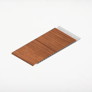 Seamless Soffit Panel 3/8 in. x 12 in. x 20 ft.  Spanish Redwood