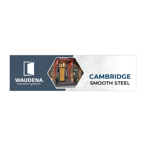Waudena - WALL Head Sign - Cambridge Smooth Steel