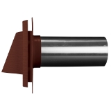 Water Management 4" Hooded Vent #346 Hampton Red