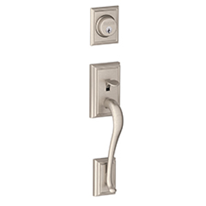 F58 Addison Handleset Exterior 619 Satin Nickel - Box Pack redirect to product page