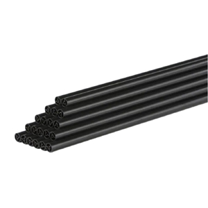 35 in. Timbertech Round Aluminum Baluster Pack Black 20/pk