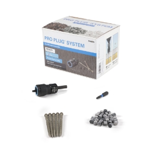 Deckorators Picture Frame Pro Plug Kit w/tool, Dark Slate 100 lin. ft.