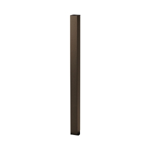 4 in. x 48 in. Impression Rail Express Aluminum Post Sleeve Dark Bronze AZTIX4X4PS48BR