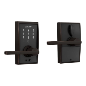 FE695V Touchscreen Entry Century x Latitude Lever 716 Aged Bronze - View Pack