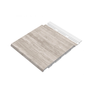 ChamClad Classic Wall Panel 1/2 in. x 6 in. x 30 ft. Beachwood Grey