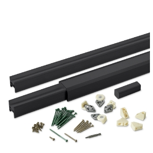 6 ft. Classic Composite Universal Custom Rail Pack Matte Black