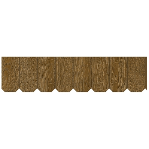 Diamond Kote® Octagon Shakes 12 in. Enhanced Rain Line Woodgrain Honeycomb