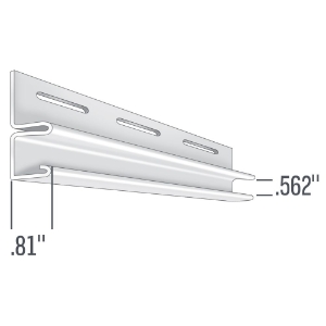 5/8 in. Matte Frieze Trim Rockslide 12 ft. 6 in.