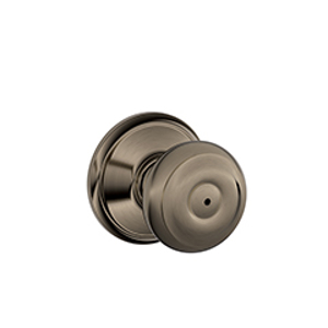 F40 Privacy Georgian Knob 620 Antique Pewter - Box Pack * Non-Returnable *
