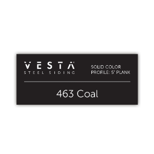 QE Vesta Color ID Label 3x1.25 Coal (463)