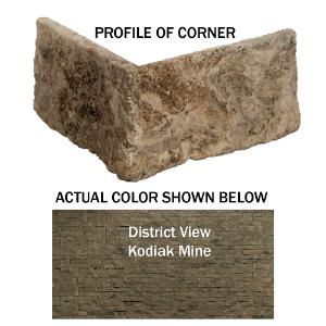 District View Kodiak Mine Corner Non Fire-Rated 7 lin. ft. redirect to product page