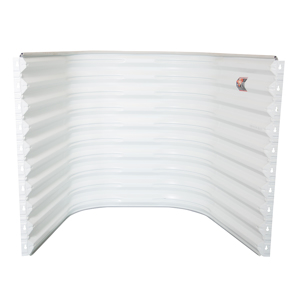 Area  Well 42 in. x 36 in. x 46 in. Wall Mount White