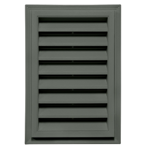 12 in. x 18 in. Rectangle Louver Gable Vent Forest 201