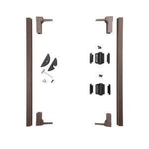 39 in. Contemporary Deck Gate Jamb Kit Textured Bronze