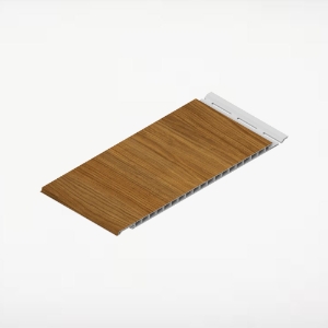 Seamless Soffit Panel 3/8 in. x 12 in. x 12 ft.  Sandalwood