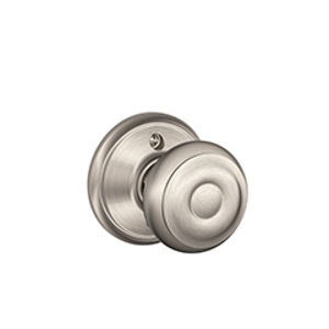 F170V Dummy Georgian Knob 619 Satin Nickel - Visual Pack