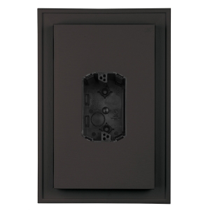 Jumbo UL Electrical Mount Block - Centered  Musket Brown 010