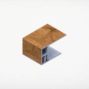 2pc 2 in. Alum/Alum Board & Batten J-Trim 12 ft. Manhattan Nat Oak 4/pk Cham