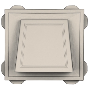 4" Hooded Vent #048 Almond