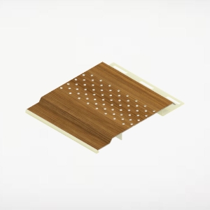 4 in. Vented Soffit 12 ft. Sandalwood