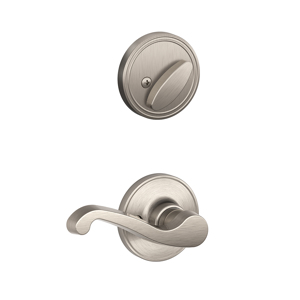 JH59 Handleset Interior LaSalle LH Lever 619 Satin Nickel