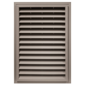 20 in. x 30 in. Rectangle Louver Gable Vent #008 CT Natural Clay
