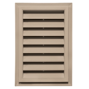 12 in. x 18 in. Rectangle Louver Gable Vent #023 Wicker