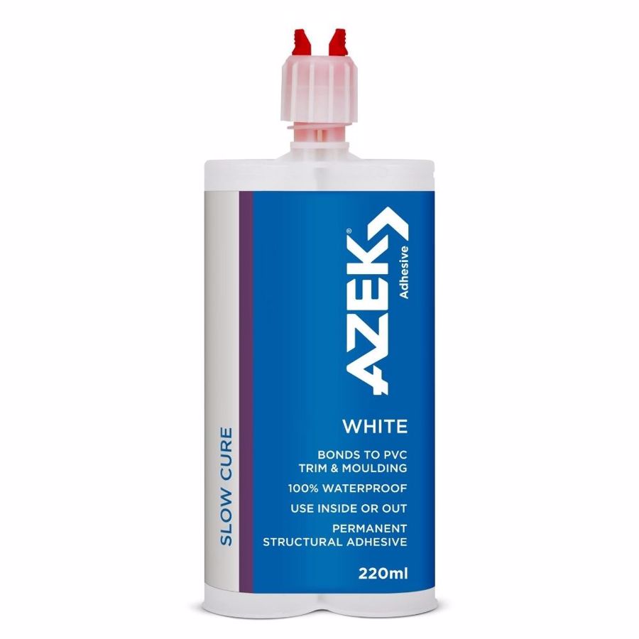 Wausau Supply | Slow Cure White PVC Trim Bond Adhesive 220 mL