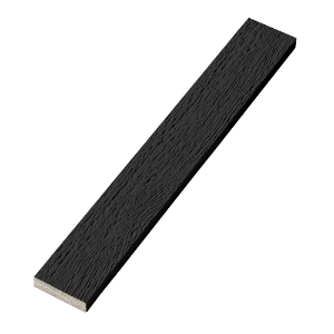 Diamond Kote® 4/4 in. x 3 in. x 16 ft. Woodgrain Trim Onyx