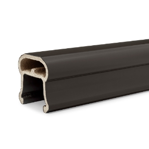 6 ft. Radiance Rail Composite Top Rail Matte Espresso