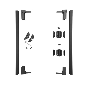 33 in. Contemporary Deck Gate Jamb Kit Textured Black