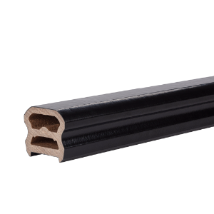 TimberTech Rail 4-inch Sample Radiance Rail Express Black