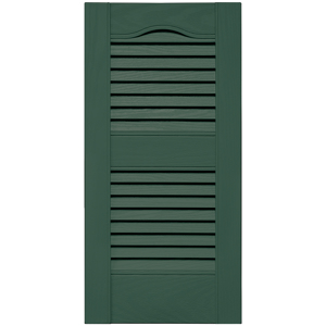 12 in. x 25 in. Open Louver Shutter Forest Green #028 redirect to product page