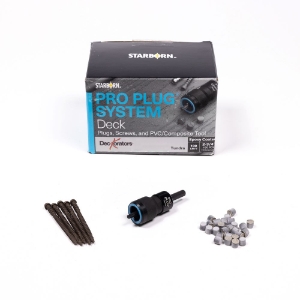 Deckorators Voyage Pro Plug Kit w/tool, Tundra  100 lin. ft.