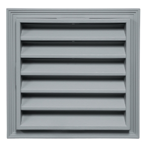 12 in. x 12 in. Square Louver Gable Vent Oxford Blue 040